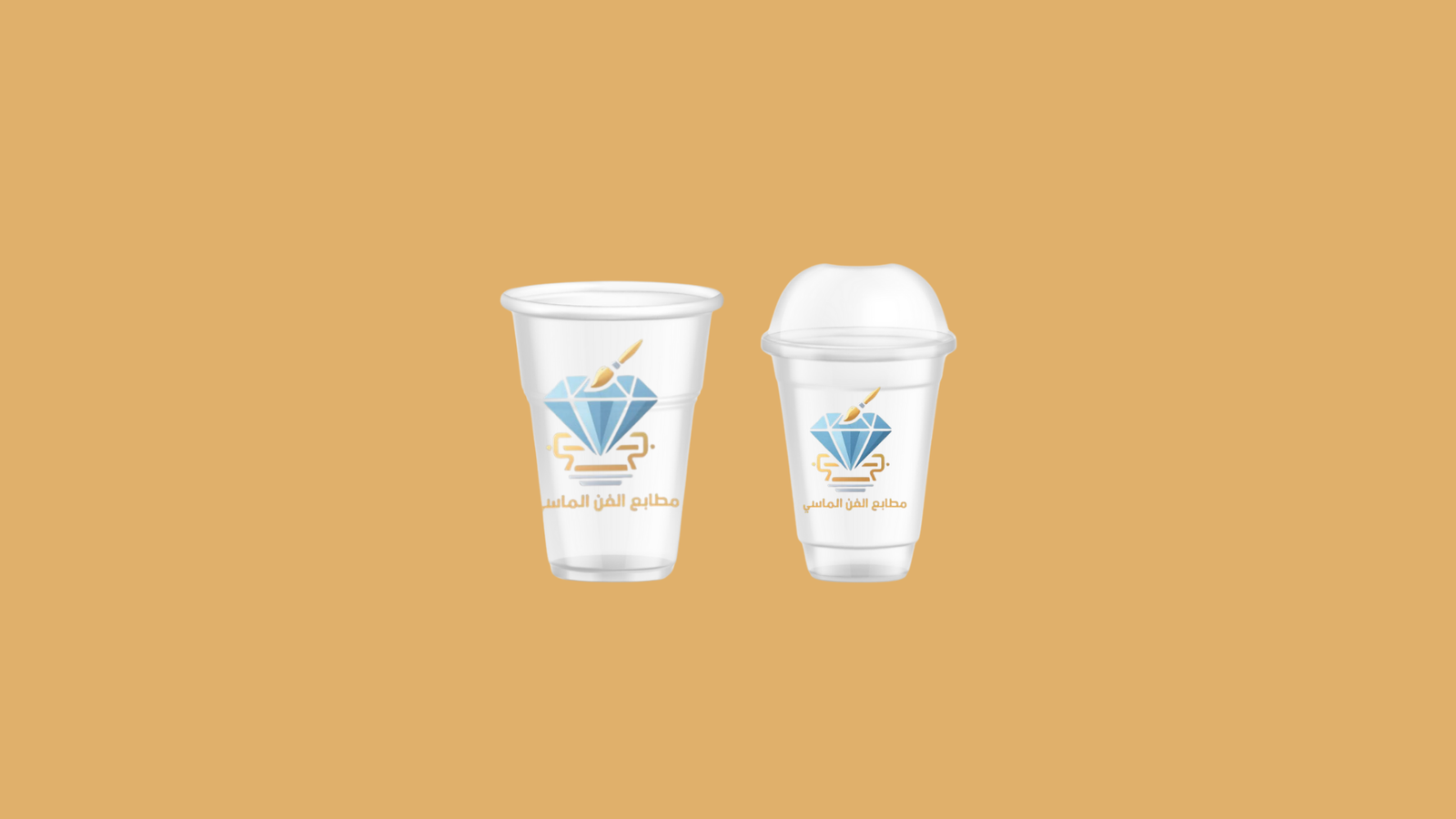 أكواب بلاستيك